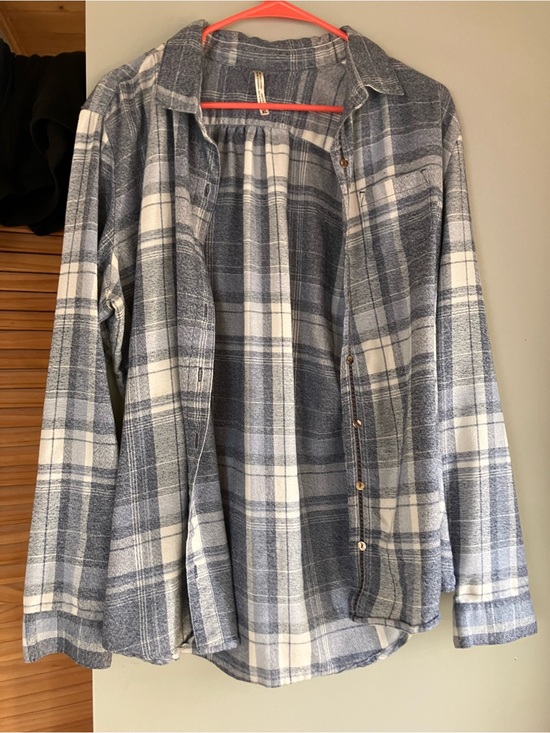 Kuhl Tops - Kuhl Women's Blue and White Plaid Button-Down Shirt